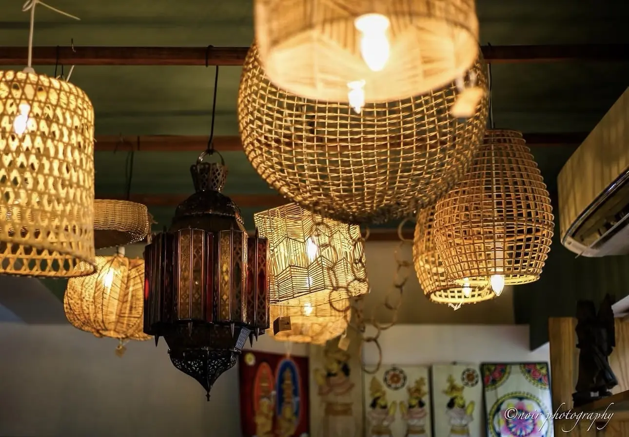 Interior lighting and décor photography